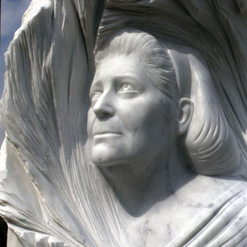 Mme de Cleck
										Collection privé
										1990
										 Sculpture - buste  en marbre de Carrare