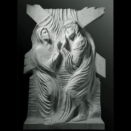 IV. STATION - CHEMIN DE CROIX DE LA RÉSURRECTION - À LOURDES DE MARIA DE FAYKOD 