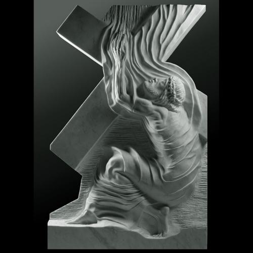 IX. STATION - CHEMIN DE CROIX DE LA RÉSURRECTION - À LOURDES DE MARIA DE FAYKOD 