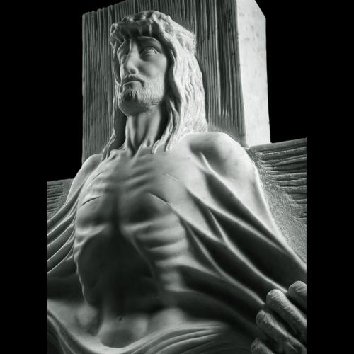 CHEMIN DE CROIX À LOURDES DE MARIA DE FAYKOD 10. STATION (DÉTAIL)