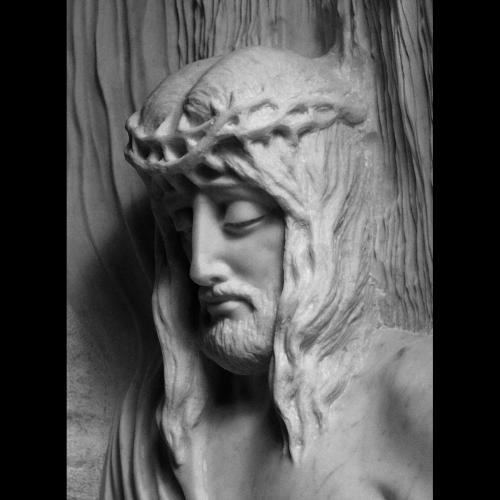 CHEMIN DE CROIX À LOURDES  DE MARIA DE FAYKOD 1 . STATION (DÉTAIL)