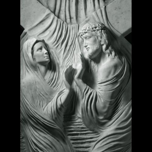 CHEMIN DE CROIX À LOURDES DE MARIA DE FAYKOD  4. STATION (DÉTAIL)