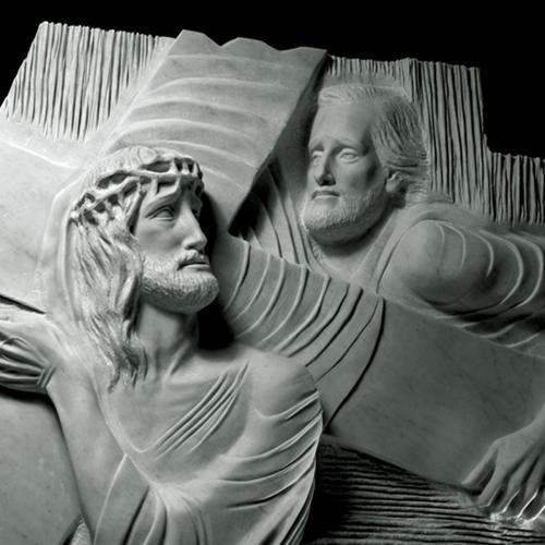 CHEMIN DE CROIX À LOURDES DE MARIA DE FAYKOD  5. STATION (DÉTAIL)