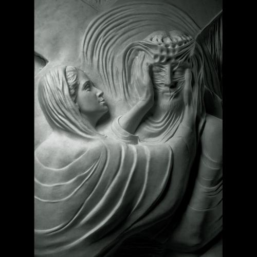 CHEMIN DE CROIX À LOURDES DE MARIA DE FAYKOD 6. STATION (DÉTAIL)