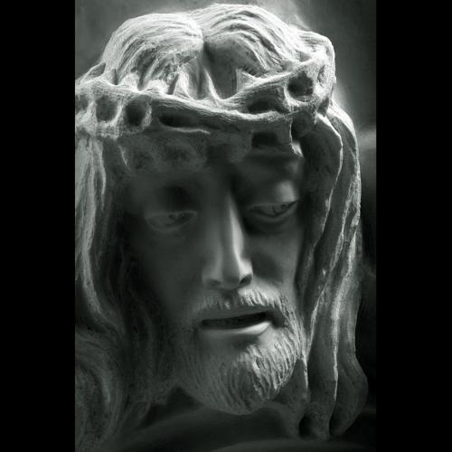 CHEMIN DE CROIX À LOURDES DE MARIA DE FAYKOD 7. STATION ( DÉTAIL)